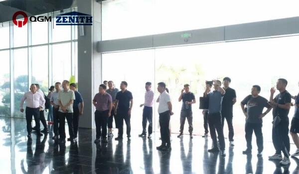 Az Ipari Szilárd Hulladék Hálózati Delegáció felkereste a Quangong Co., Ltd.-t ellenőrzés és csere céljából