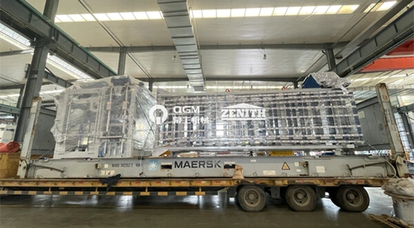 QGM új ZN1200C teljesen automatikus blokkgyár Mexikóba – segíti a helyi újjáépítést a mexikói földrengés után