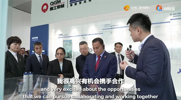 Építsük együtt az infrastruktúra jövőjét! Mikronézia alelnöke meglátogatja a QGM Machinery-t