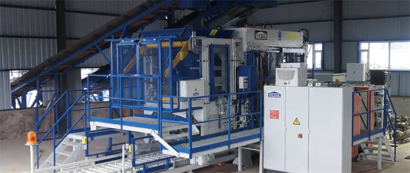 Afrikában egy teljesen automatizált többrétegű beton-reteszelő téglagyártási projekt indult.