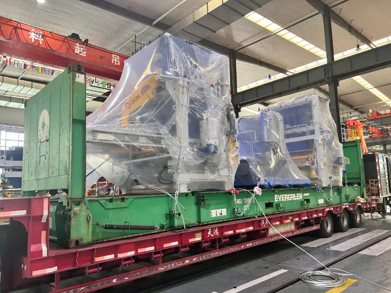 A Quangong Machinery 1500 nagyméretű téglagyártó gyártósorát ismét külföldre szállítják